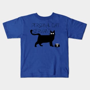 Personal cat servant tee Kids T-Shirt